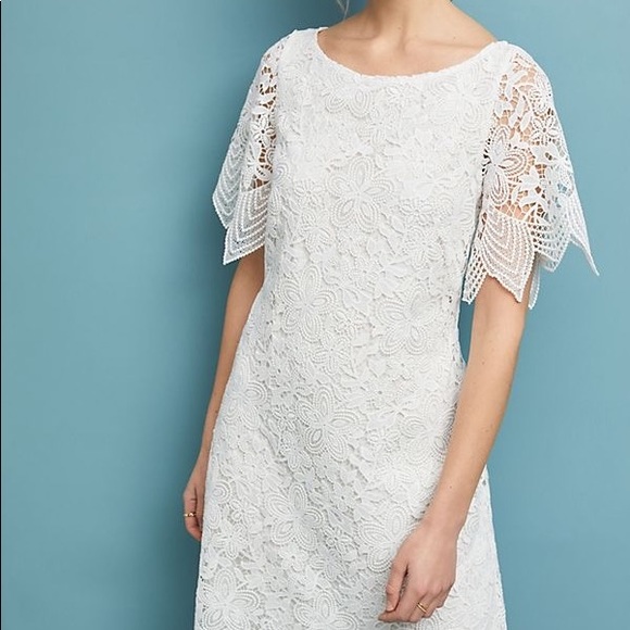 white lace dress anthropologie Lace Wedding Dresses